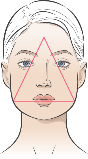 Tipo viso triangolare